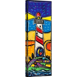 Tableau sur toile et affiche, Un joyeux phare de Wallas