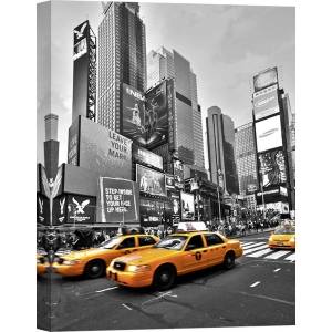 Quadro, stampa su tela. Ratsenskiy, Traffico a Times Square