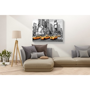 Wall art print and canvas. Ratsenskiy, Taxis in Times Square, New York