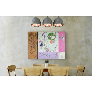 Wall art print and canvas. Wassily Kandinsky, Parties diverses