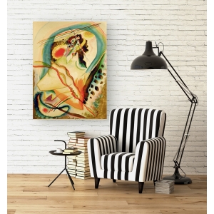 Quadro, stampa su tela. Wassily Kandinsky, Untitled composition