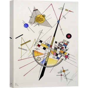 Cuadro abstracto en canvas. Wassily Kandinsky, Delicate Tension