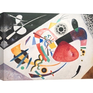 Wall art print and canvas. Wassily Kandinsky, Roter Fleck