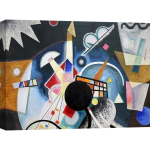 Quadro, stampa su tela. Wassily Kandinsky, A Center (dettaglio)