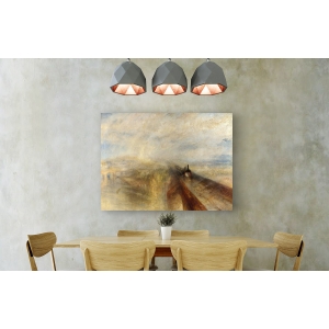 Wall art print and canvas. William Turner, Rain, Steam and Speed, The Great Western Railway