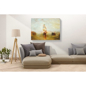 Wall art print and canvas. William Turner, The Sun of Venice going to Sea