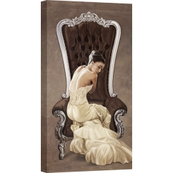 Wall art print and canvas. Pierre Benson, Beautiful Queen I