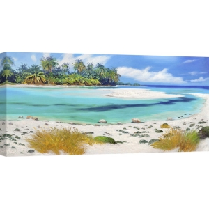 Cuadros de marinas en canvas. Pierre Benson, Paraíso tropical