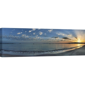 Leinwandbilder. Fulvio Ferrua, Sonnenaufgang am Mittelmeer