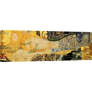 Wall art print and canvas. Gustav Klimt, Water Serpents I (detail)