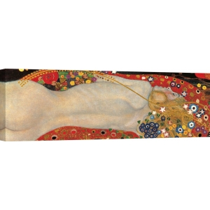 Quadro, stampa su tela. Gustav Klimt, I serpenti d'acqua I (dettaglio)