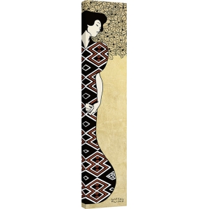 Leinwandbilder. Gustav Klimt, Frau und Baum I (Gold)
