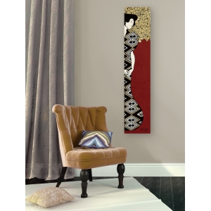 Leinwandbilder. Gustav Klimt, Frau und Baum I (Red)