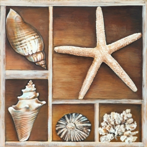 Cuadros marinos en canvas. Ted Broome, Memoria del océano II