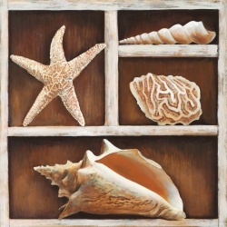 Cuadros marinos en canvas. Ted Broome, Memoria del océano III