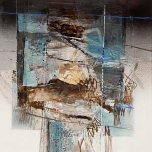 Moderne Abstrakte Leinwandbilder. Giuliano Censini, Winter