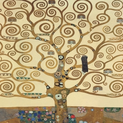 Wall art print and canvas. Gustav Klimt, The Tree of Life II