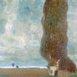 Tableau sur toile. Gustav Klimt, Big Poplars