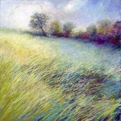 Tableau sur toile. Nel Whatmore, Feathered field