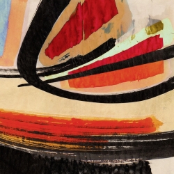 Cuadro abstracto moderno en canvas. Teo Vals Perelli, In the Sun II