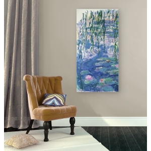 Wall art print and canvas. Claude Monet, Waterlilies I
