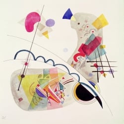Wall art print and canvas. Wassily Kandinsky, Grave Forme