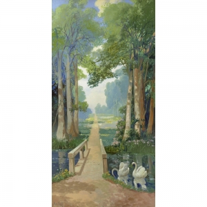 Wall art print and canvas. Franz Strahalm, Country path