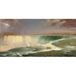 Wall art print and canvas. Frederic Edwin Church, Niagara