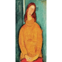 Quadro, stampa su tela. Amedeo Modigliani, Ritratto di Jeanne Hébuterne