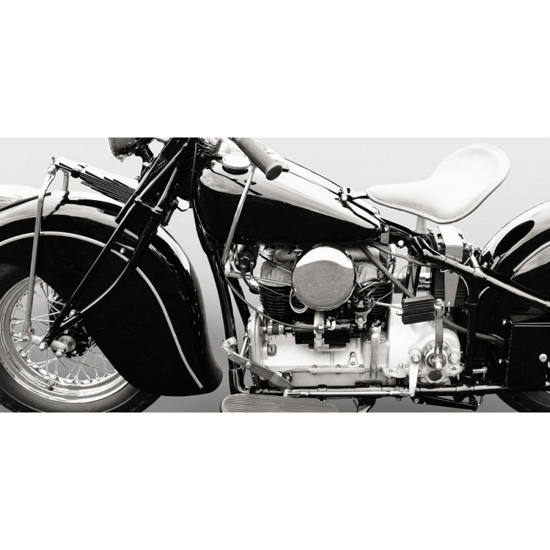 Quadro, stampa su tela. Gasoline Images, Vintage American bike
