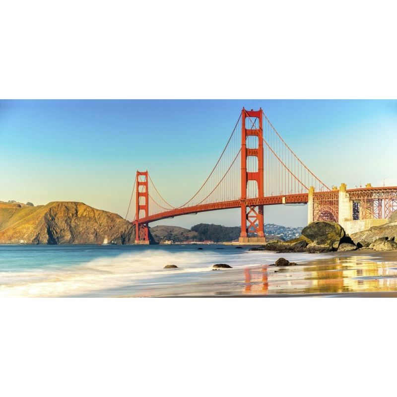Quadro, stampa su tela. Golden Gate Bridge, San Francisco