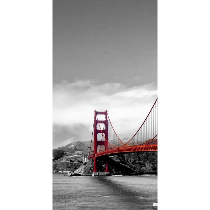 Quadro, stampa su tela. Pangea Images, Golden Gate Bridge I, San Francisco