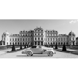 Cuadro de coches en canvas. At Belvedere Palace, Vienna