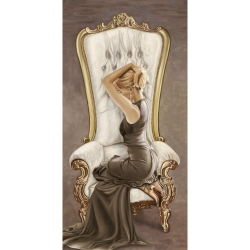 Tableau femme sur toile. Beautiful Queen II