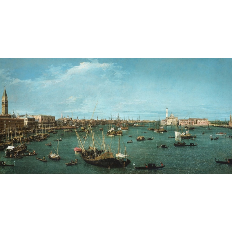 Tableau sur toile. Canaletto, Bassin de San Marco, Venise