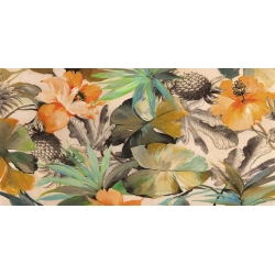 Leinwanddruck mit modernen Blumen. Eve C. Grant, Wild Ibiscus