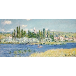 Wall art print and canvas. Claude Monet, Vetheuil