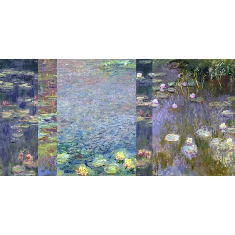 Wall art print and canvas. Claude Monet, Monet Deco – Waterlilies III