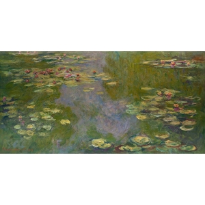 Tableau sur toile. Claude Monet, Les Nymphéas