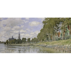 Wall art print and canvas. Claude Monet, Zaandam, Holland (detail)