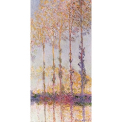 Leinwandbilder. Claude Monet, Pappeln am der Epte (detail)