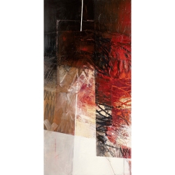 Cuadro abstracto moderno en canvas. Giuliano Censini, Paisaje I
