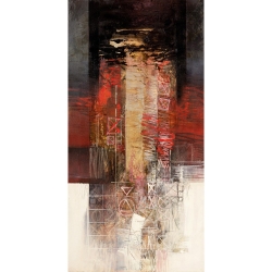 Moderne Abstrakte Leinwandbilder. Giuliano Censini, Feelings in red