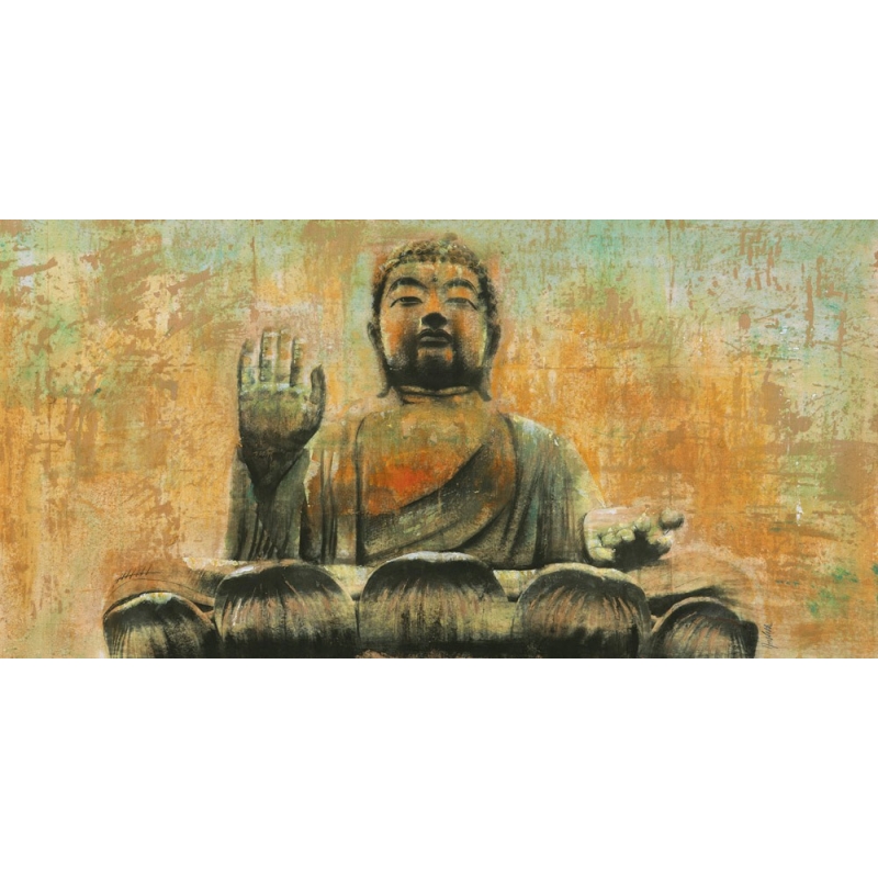 Tableau sur toile. Dario Moschetta, Buddha the Enlightened