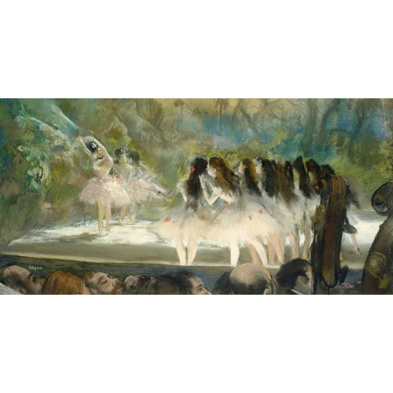 Wall art print and canvas. Edgar Degas, Ballet at the Paris Opéra