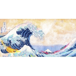 Wall art print and canvas. Eric Chestier, Hokusai's Wave 2.0 (detail)