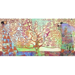 Quadro, stampa su tela. Eric Chestier, L'Albero della Vita di Klimt 2.0