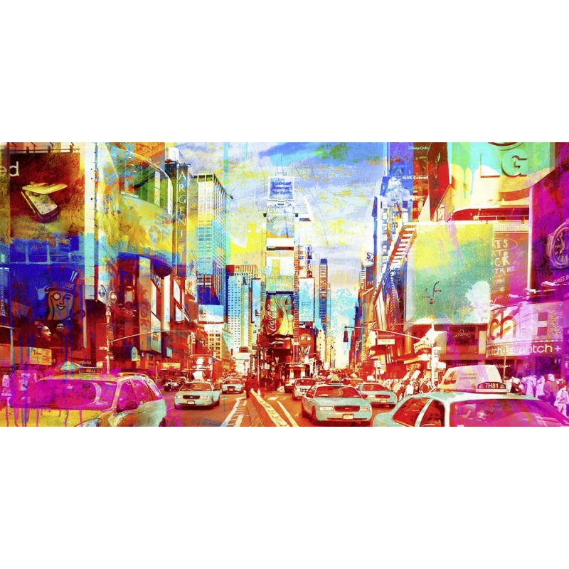 Wall art print and canvas. Eric Chestier, Times Square 2.0
