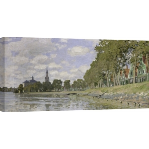 Wall art print and canvas. Claude Monet, Zaandam, Holland (detail)