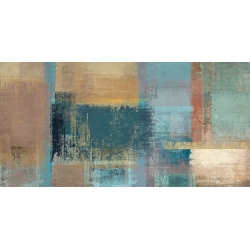 Cuadro abstracto moderno en canvas. Ruggero Falcone, Chromatic Horizon